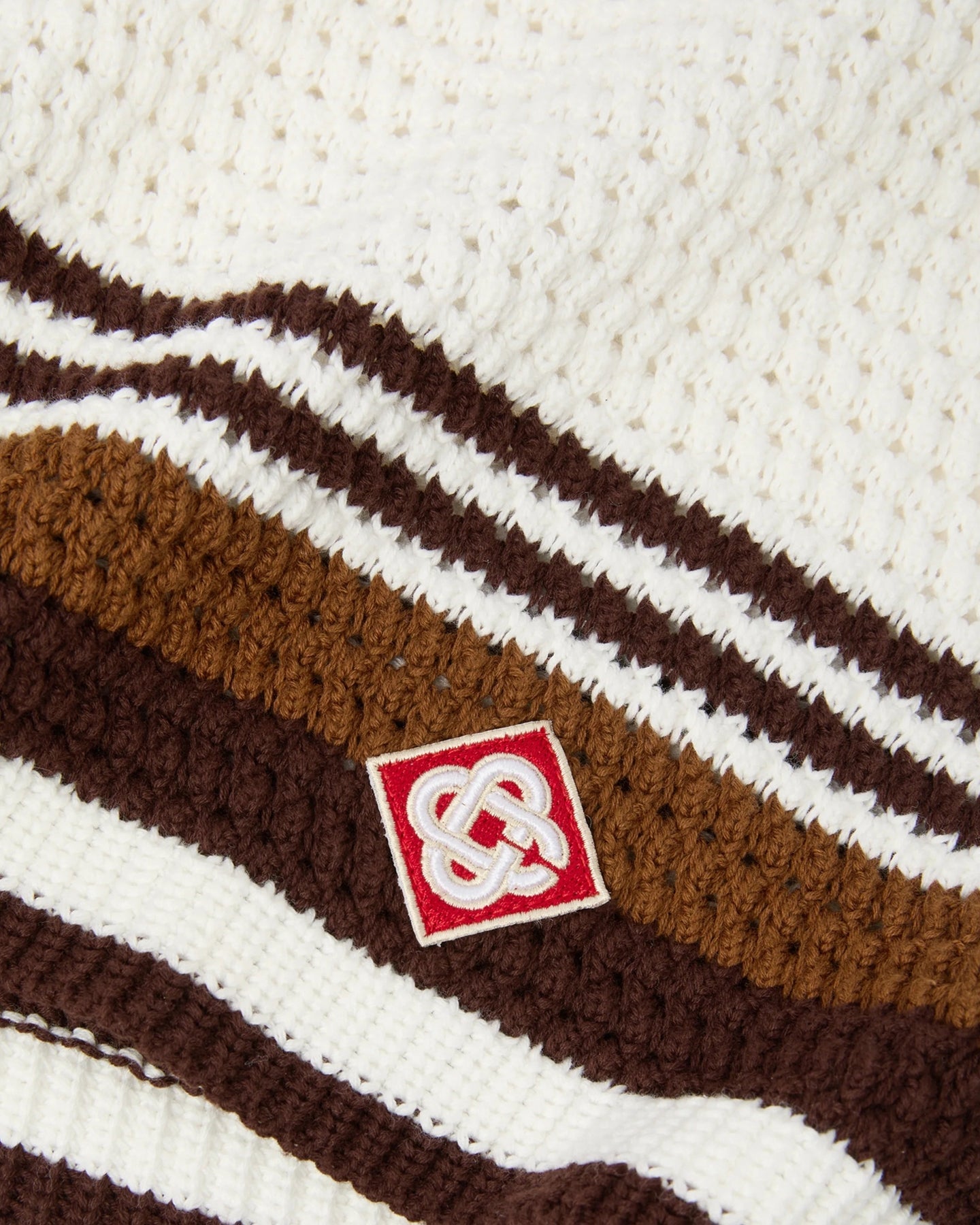 Casablanca Heren Crochet Shorts Wit - Eleganza.nl