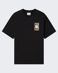 Heren Hermons Mirage Printed Classic T-Shirt Hermons Mirage Zwart