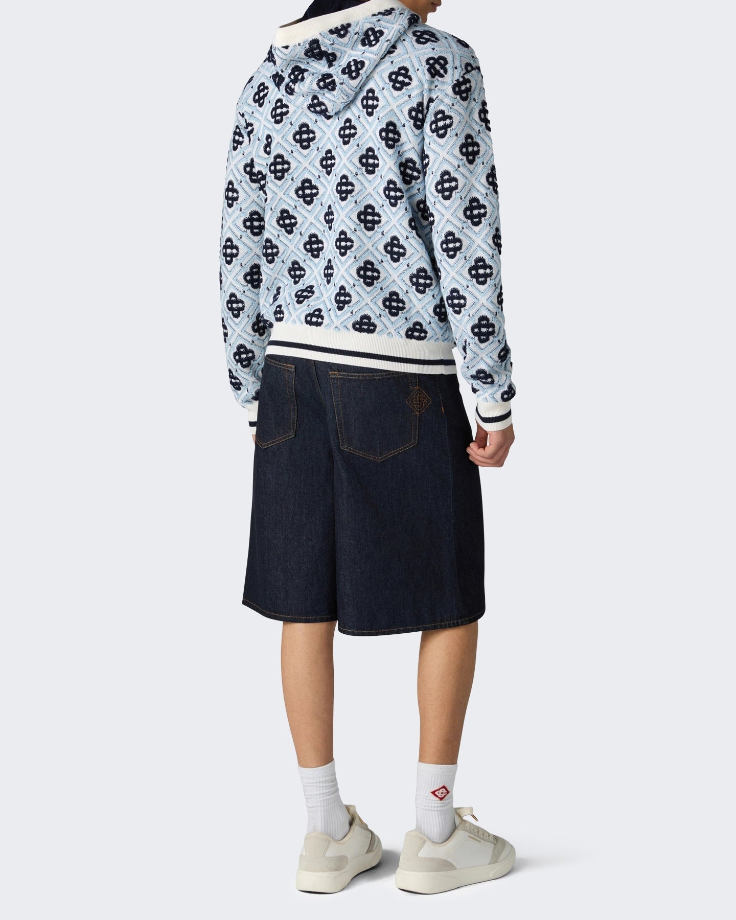 Casablanca Heren Monogram Zip Up Hoodie Cc Monogram - Eleganza.nl