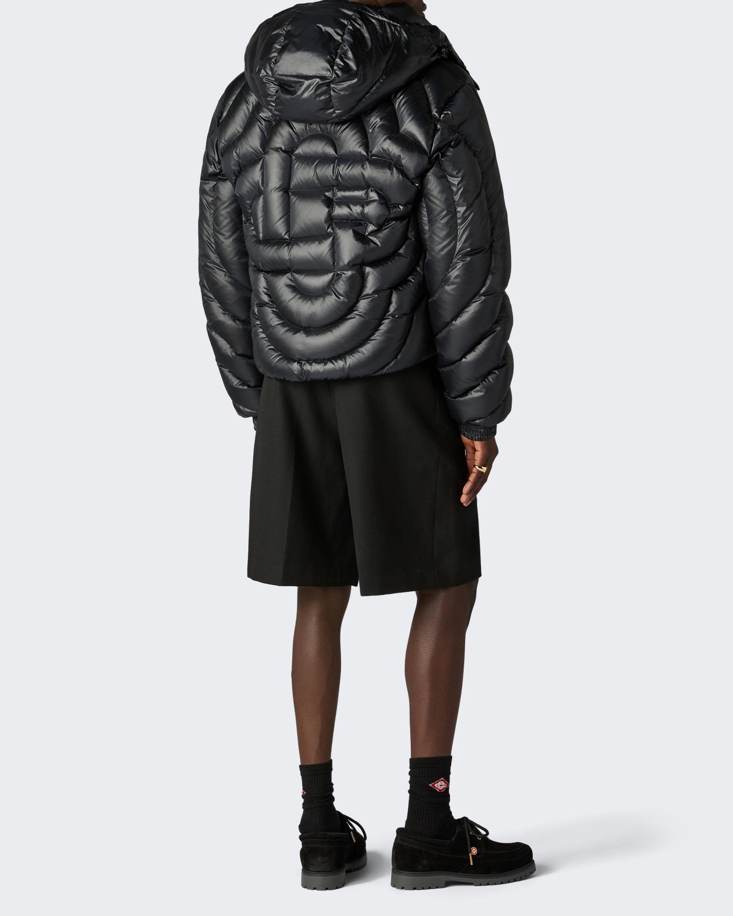 Casablanca Heren Quilted Puffer Jacket Zwart - Eleganza.nl