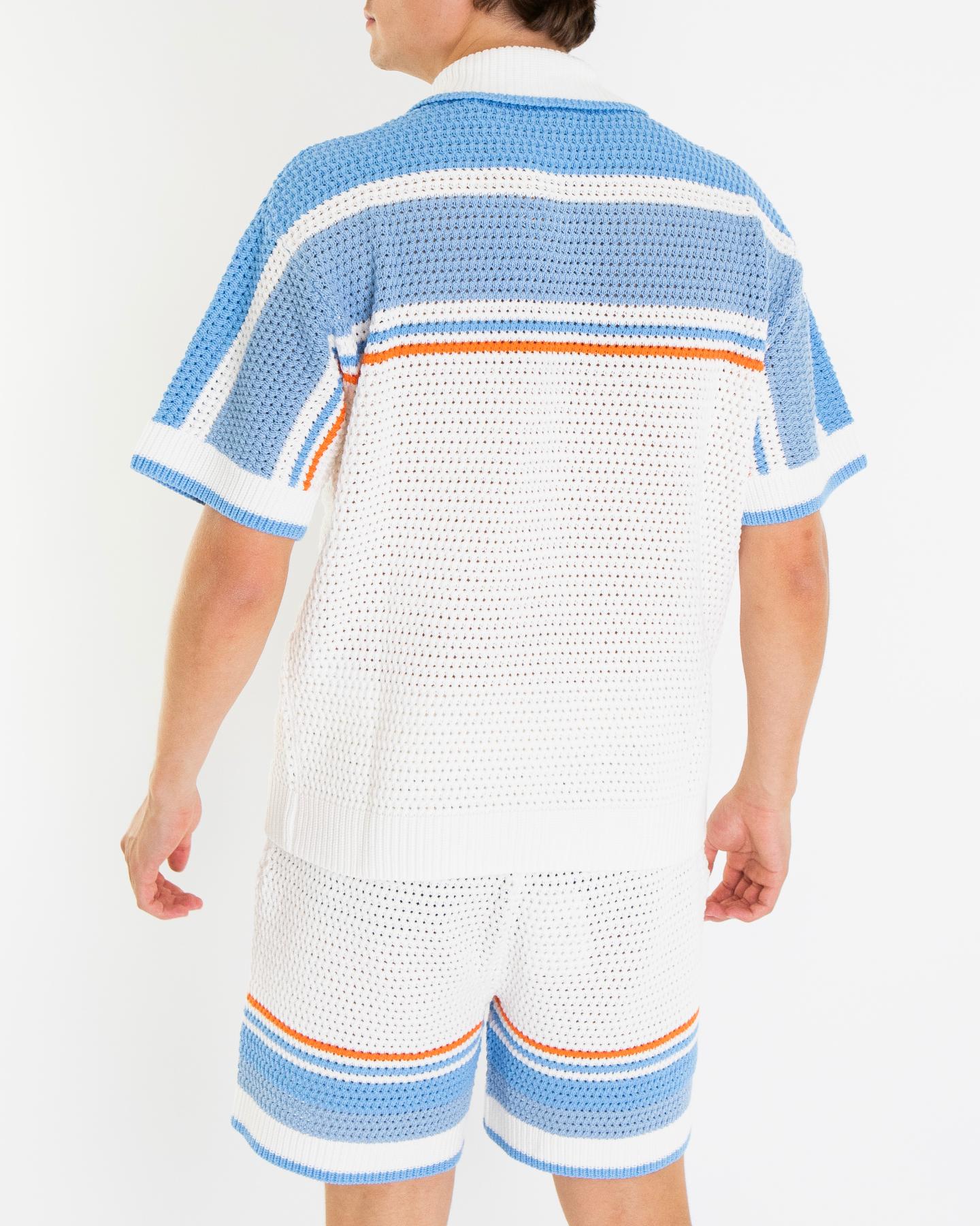 Heren Crochet Shirt