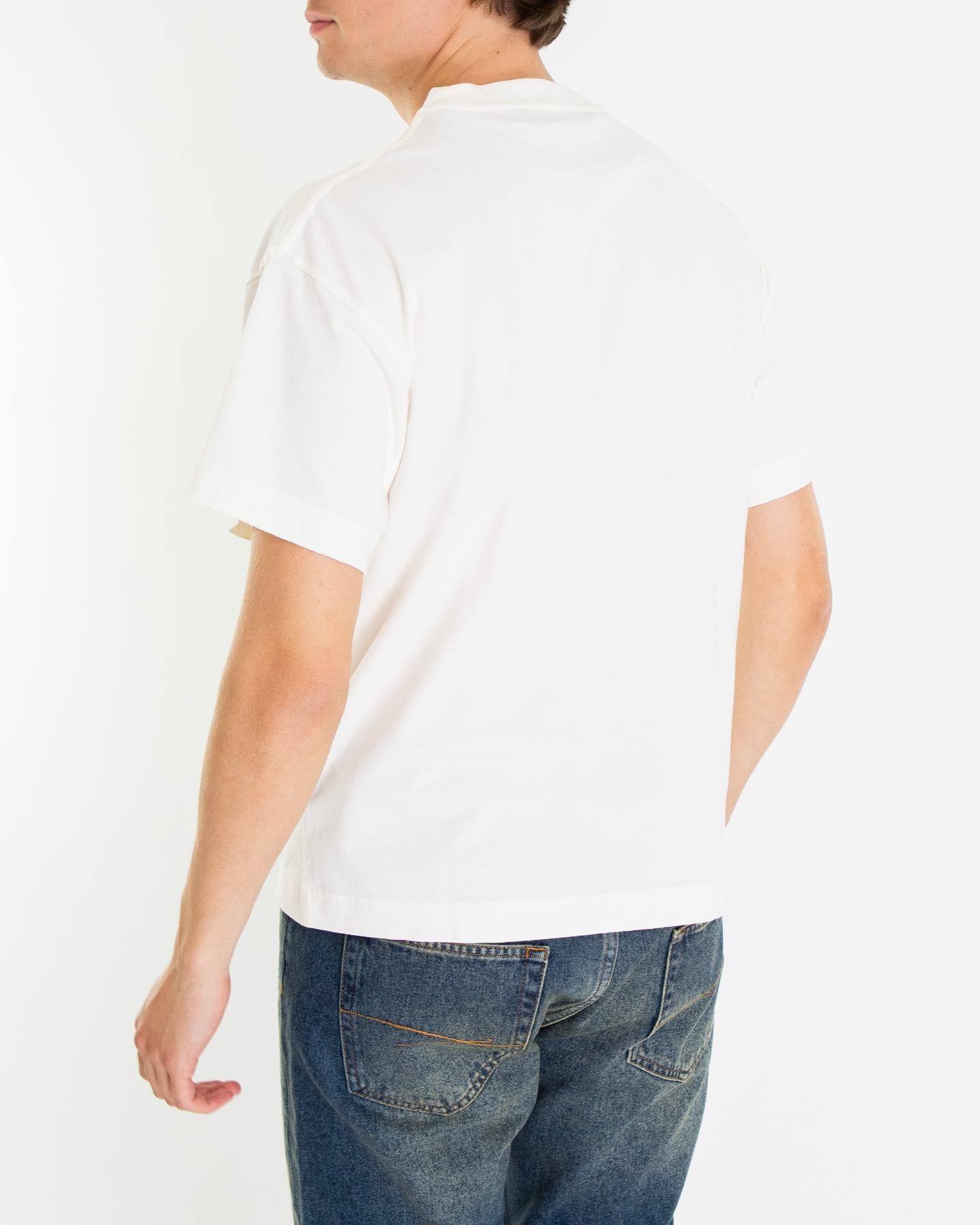 Heren Spray Bear T-Shirt Wit