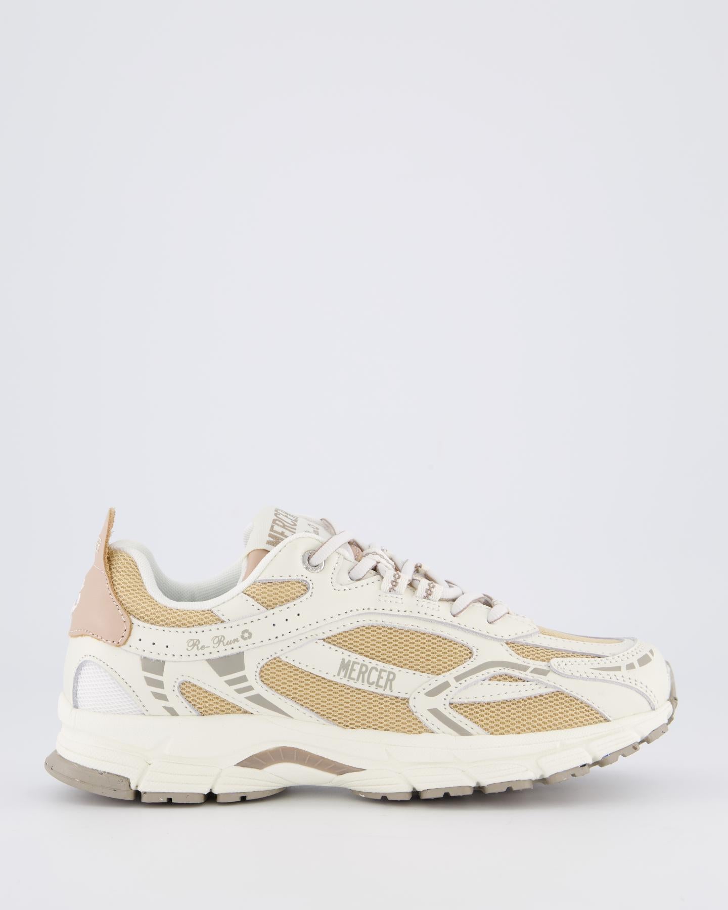 Dames The Re-Run Nappa Wit/Beige
