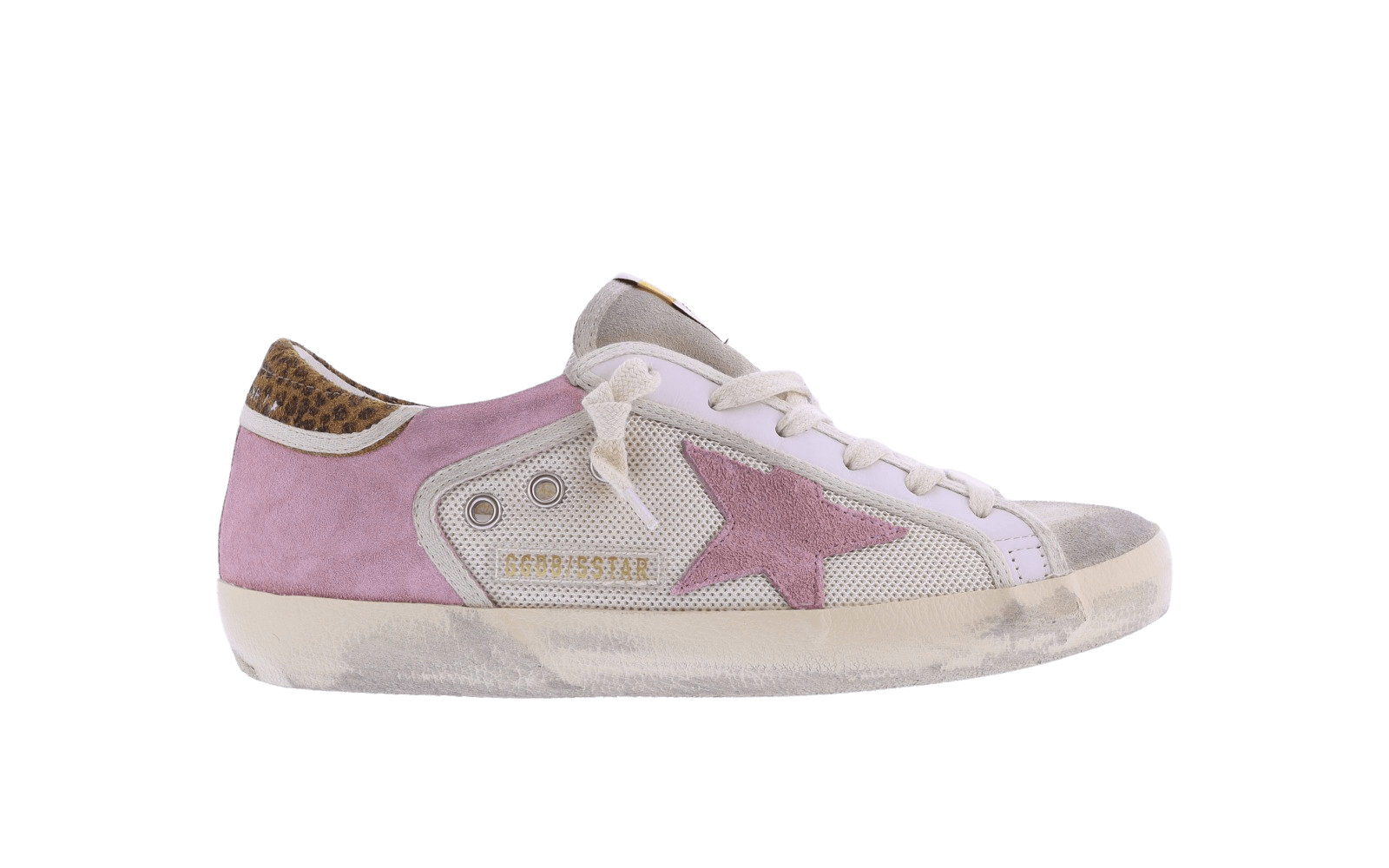 Dames Super-Star Net And Suede Upper
