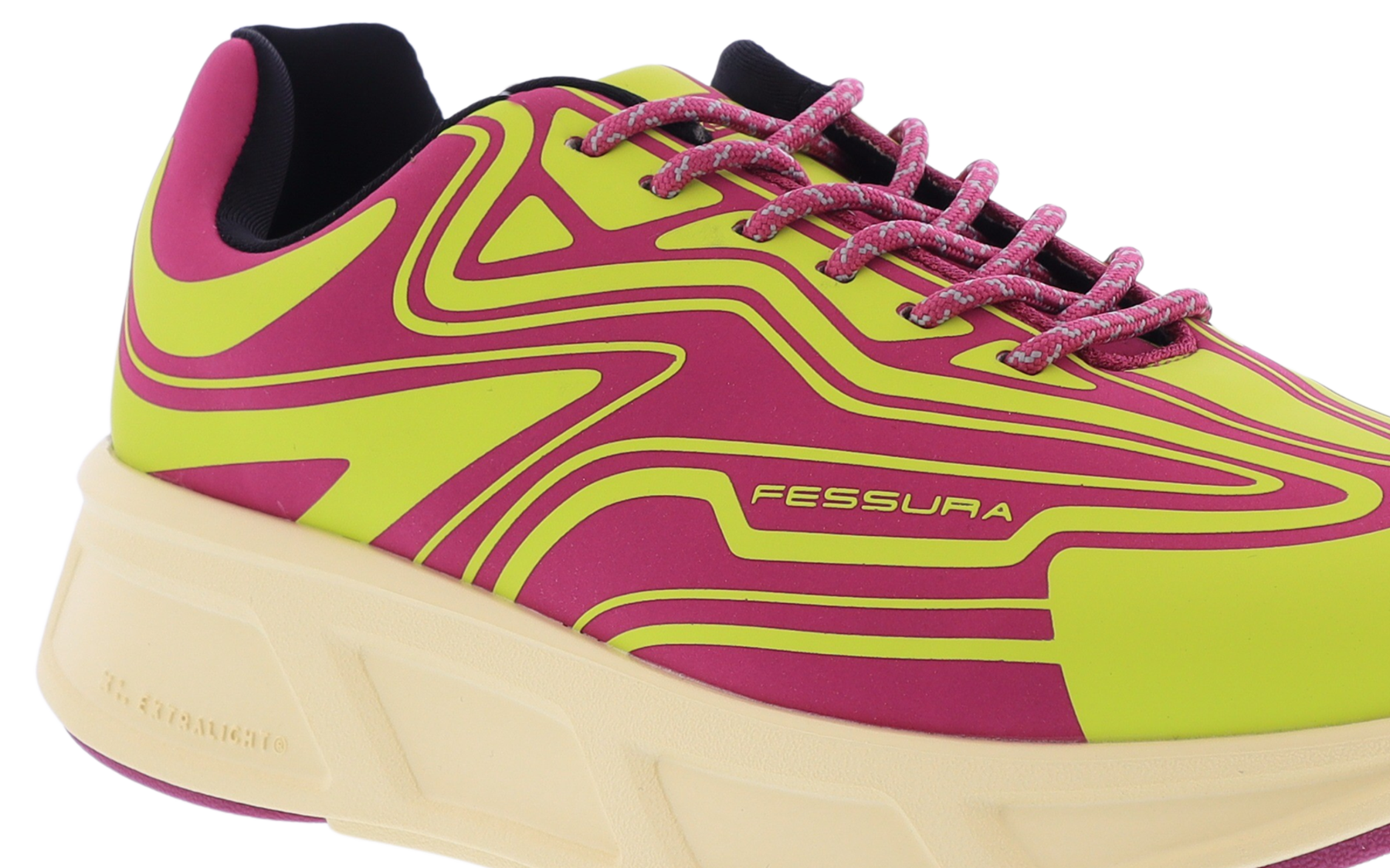 Dames Runflex 02 Sneaker Geel/Roze