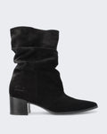 Damen Wildlederschuh in strafem Schwarz — huidige kleur