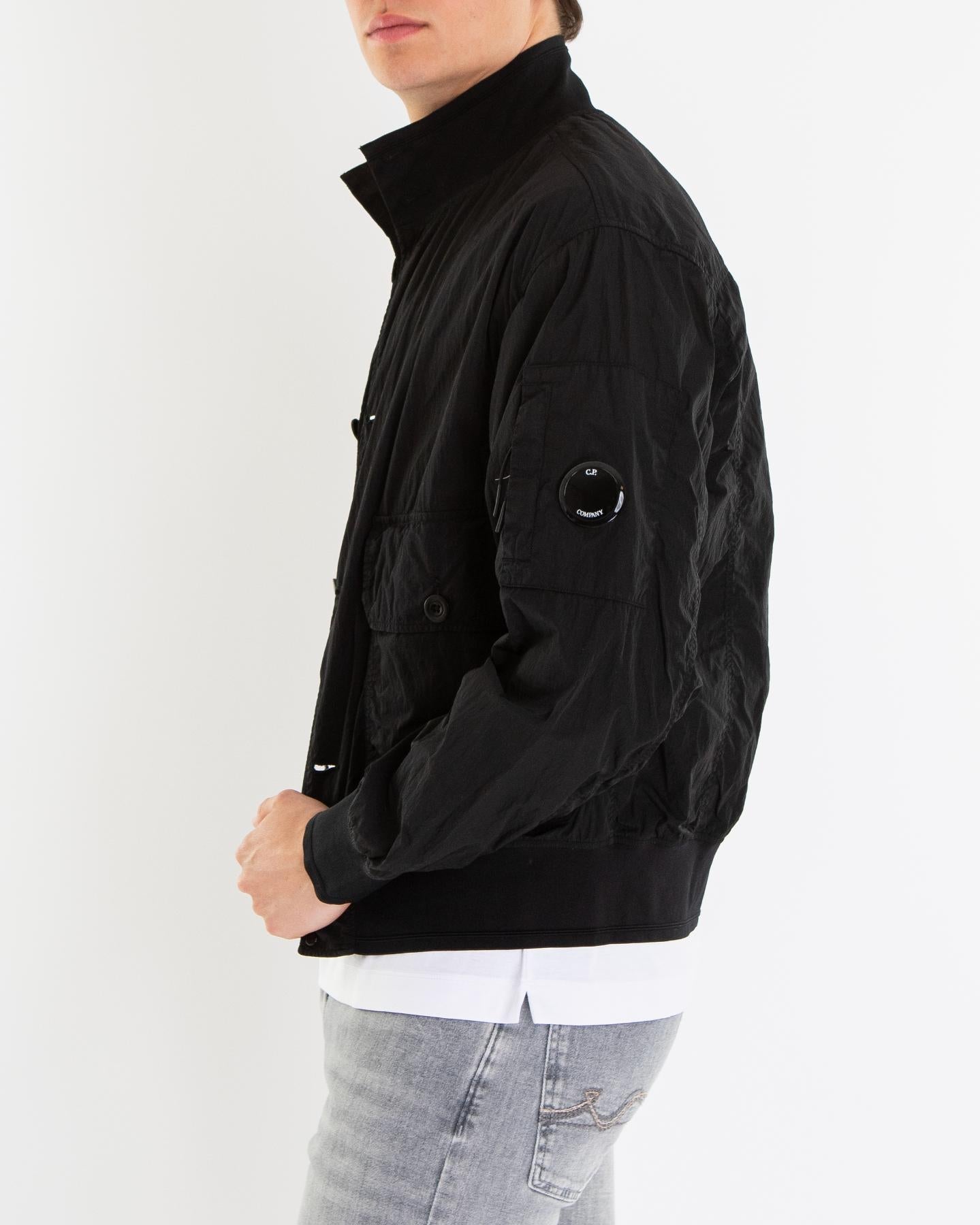 C.P.Company Heren Chrome - R Jacket Zwart - Eleganza.nl