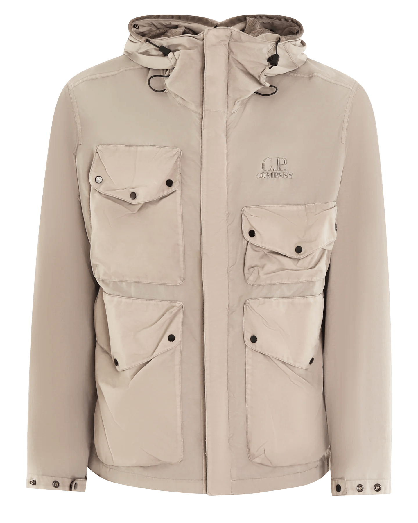 C.P.Company Heren Flatt Nylon Goggle Jack Khaki - Eleganza.nl