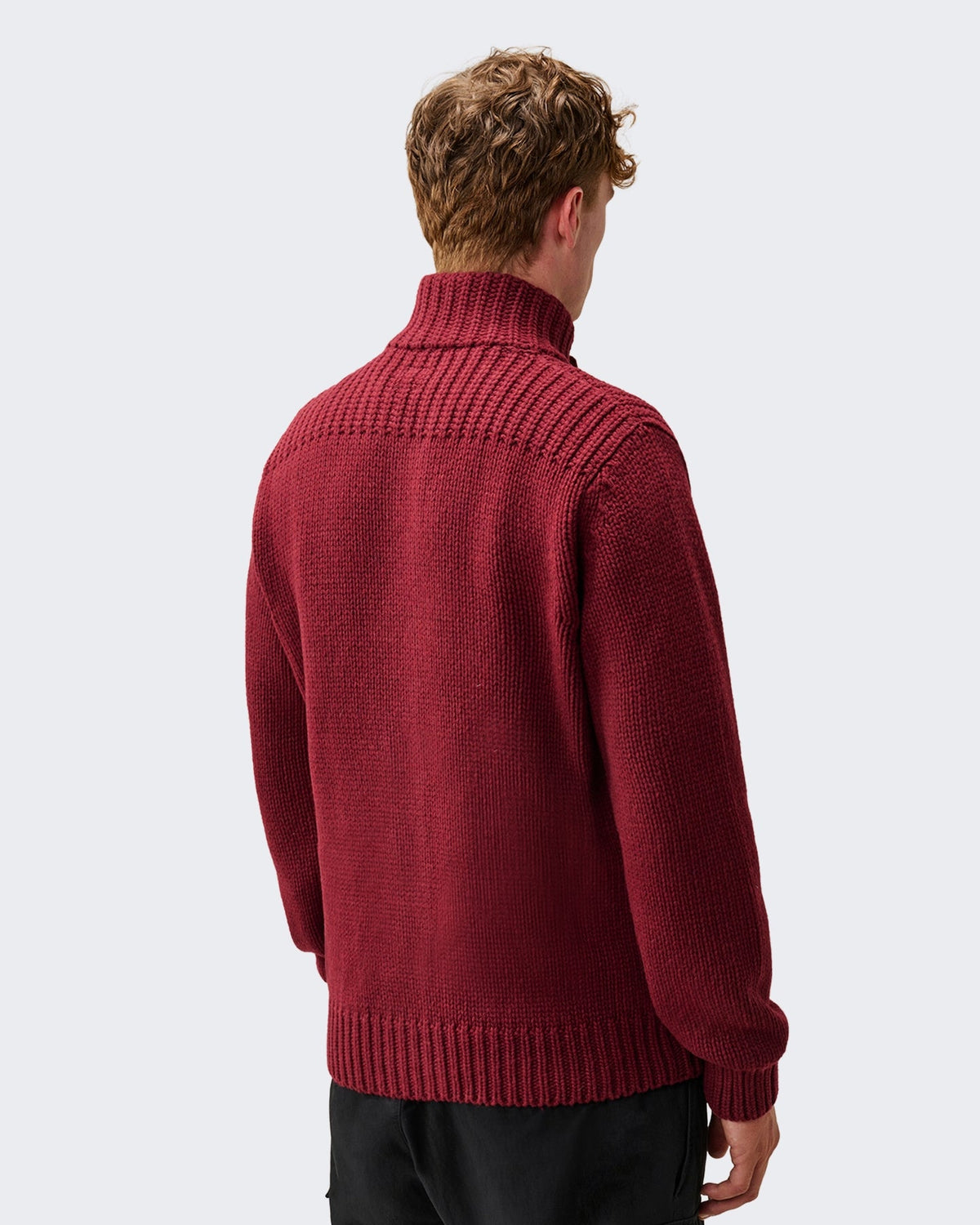 C.P.Company Heren Gebreid vest met knoopsluiting in zwart - Eleganza.nl