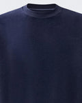 Heren Sweatshirt met ronde hals Blauw
