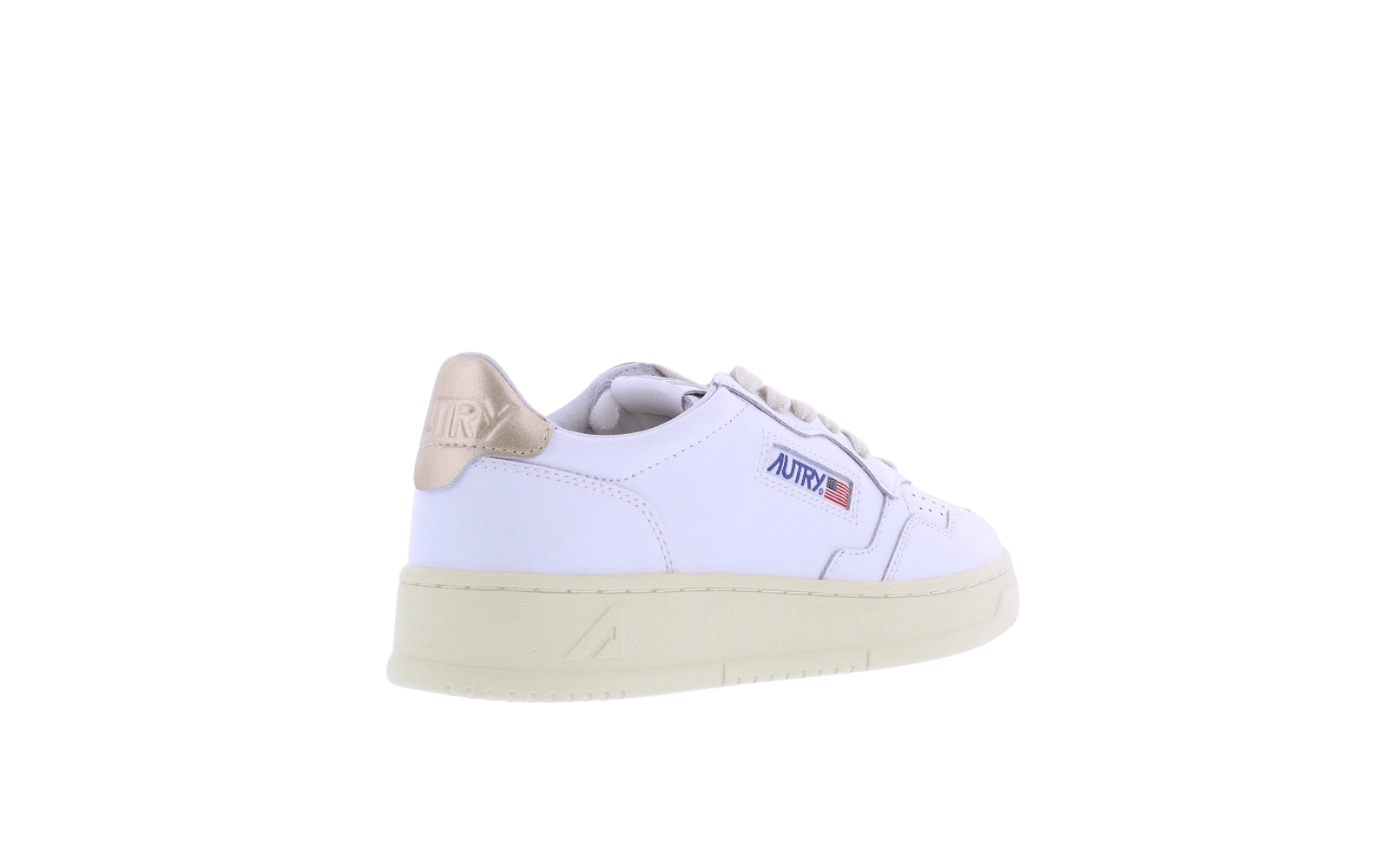 Dames Autry 01 Low wit/rosegoud