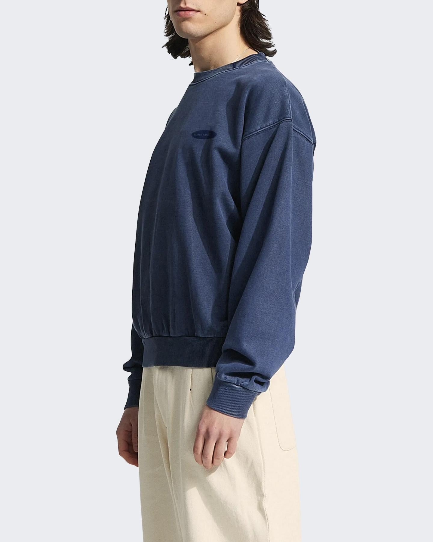 Heren F*ck Off Sweater Blauw