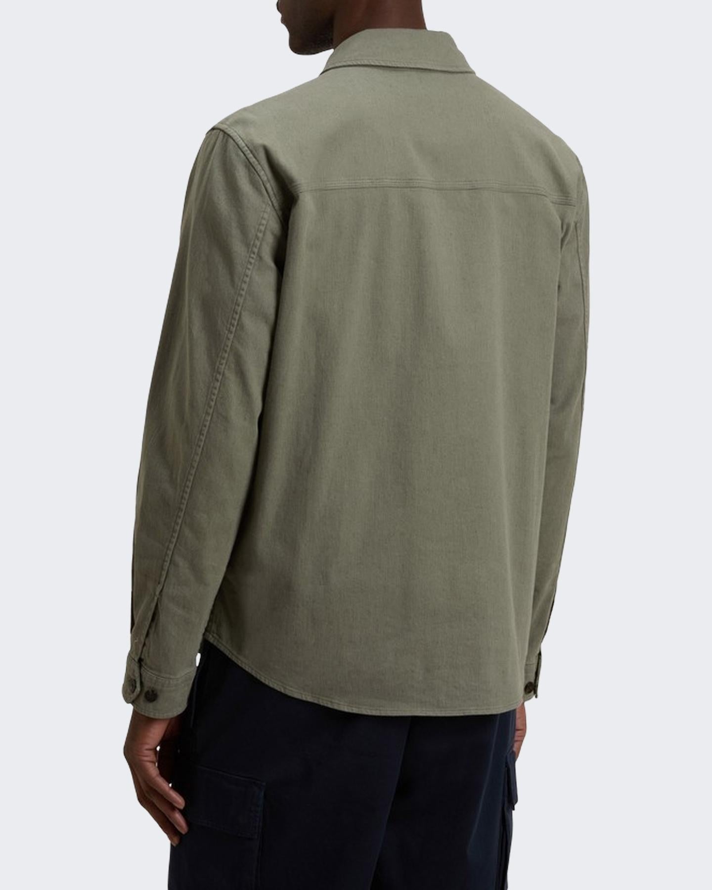 Heren Linen Blend Safari Overshirt G