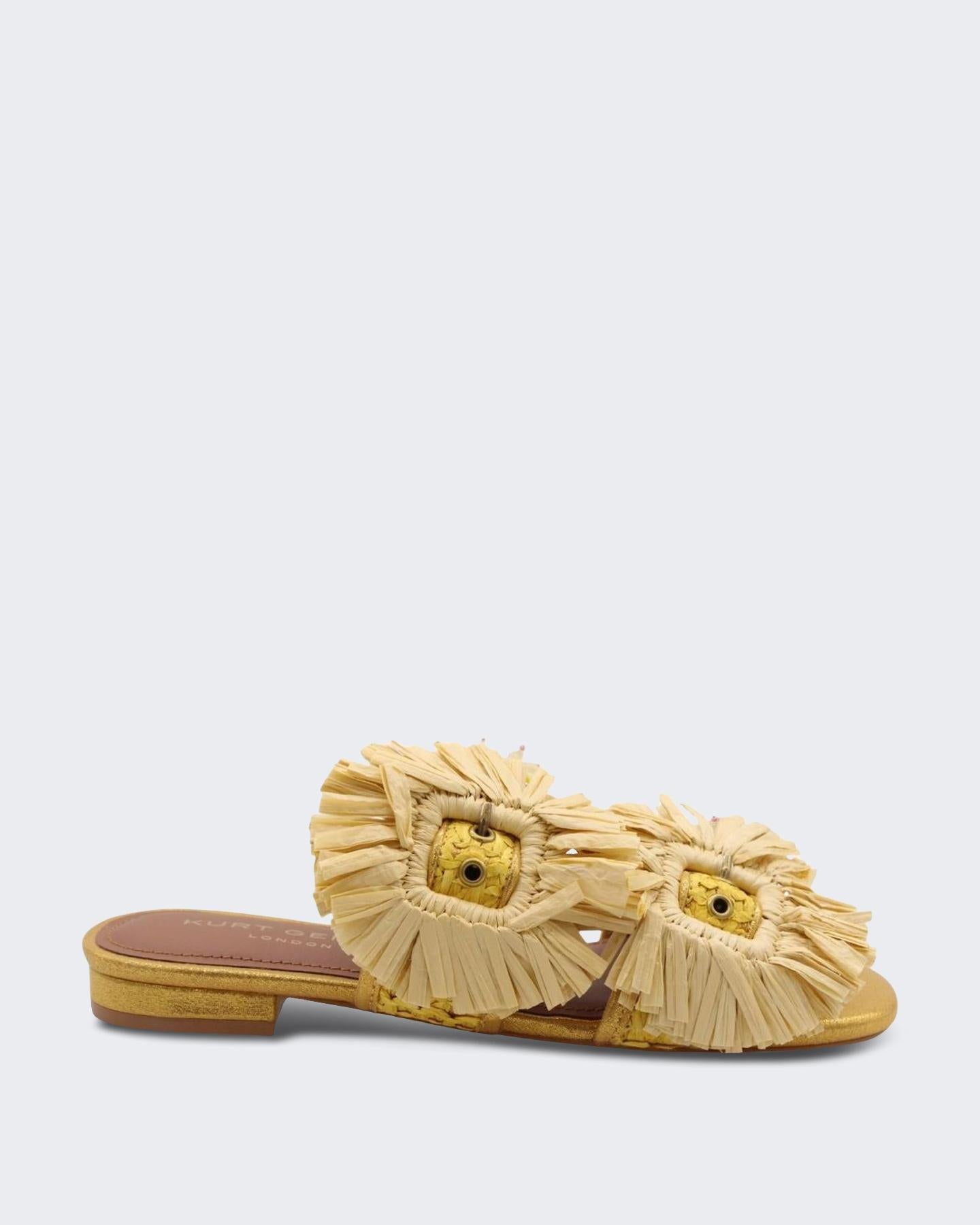 Kurt Geiger Dames Raffia Buckle