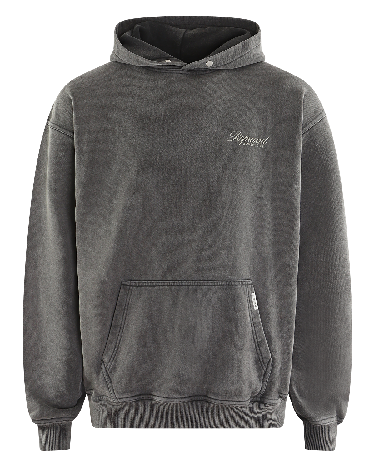 Heren Owners Script Hoodie Grijs