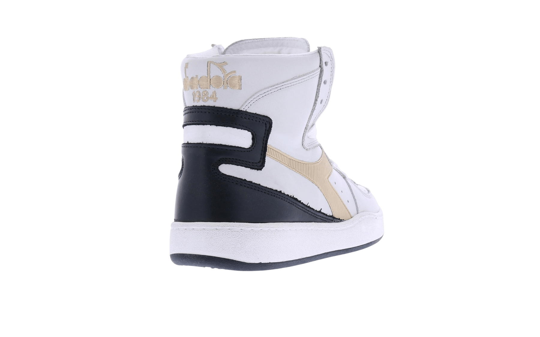 Heren Mi Basket Used Wit/Zwart