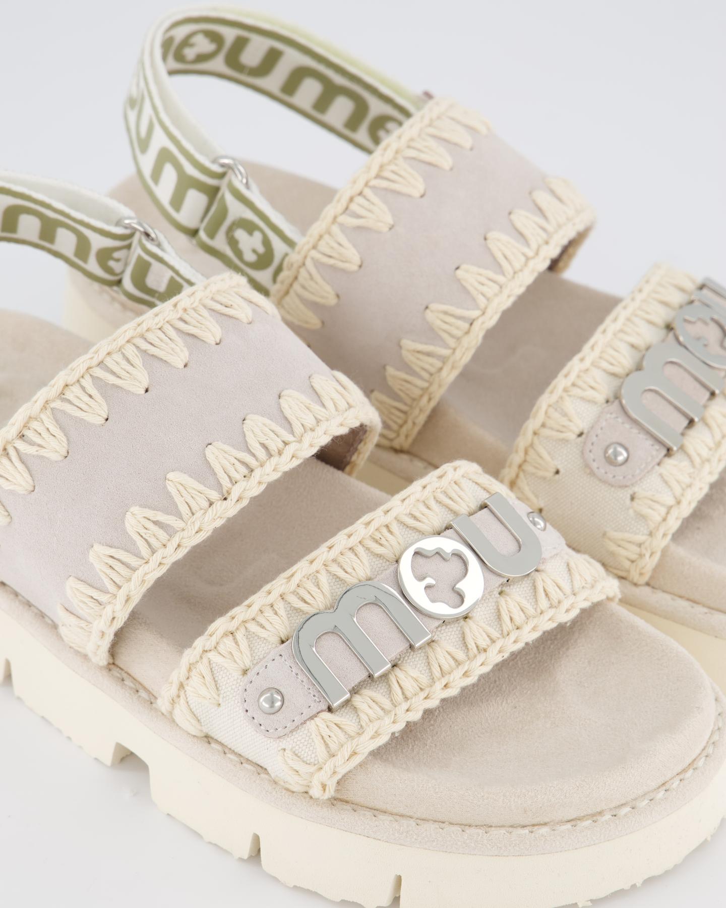 Dames Bio Sandal Back Strap Wit