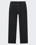 Heren Jeans met gewassen zwarte finish Zwart