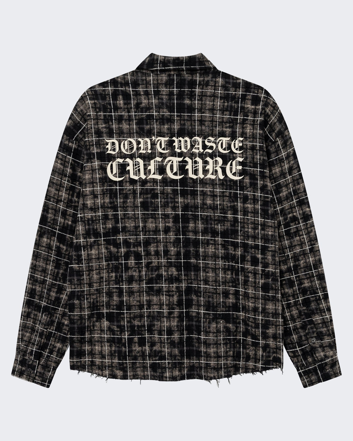 Don't Waste Culture Heren Overhemd met klassieke pasvorm Zwart - Eleganza.nl