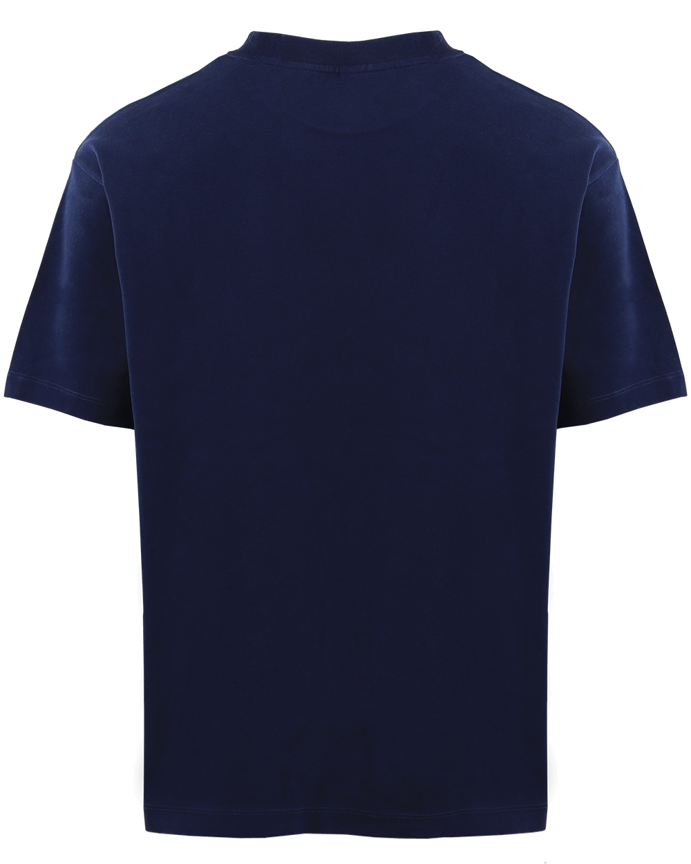 Heren Le T-Shirt Slogan Fleurs Blauw