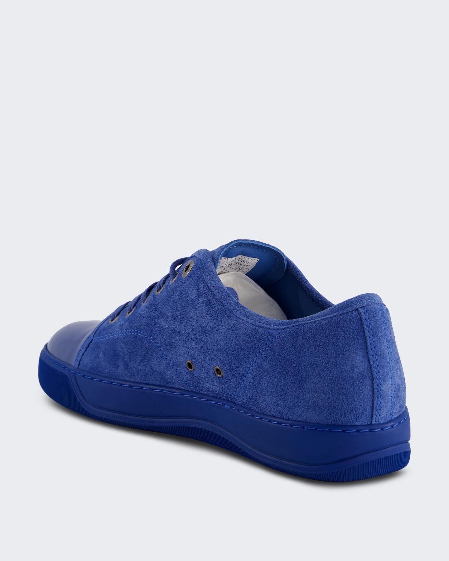 Lanvin Heren DBB1 Sneaker Suede Blauw
