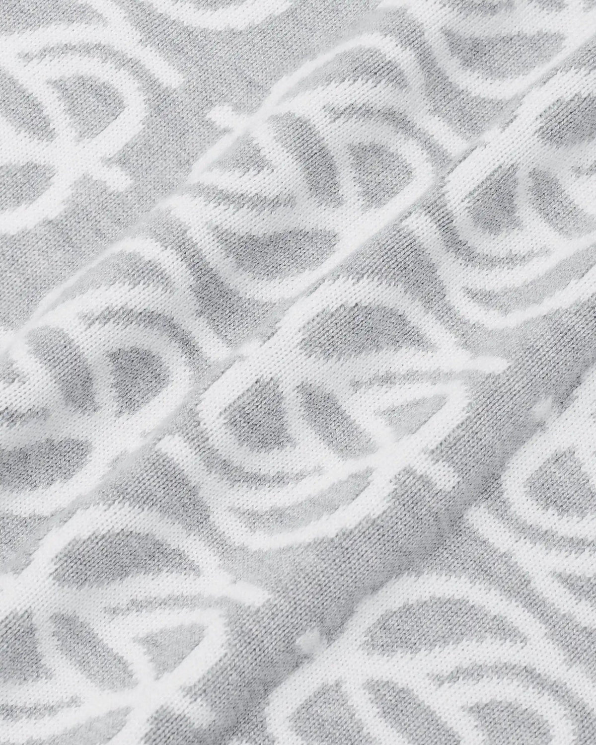 Drole De Monsieur Heren D Mirror Monogram Knit Cardigan Grijs - Eleganza.nl