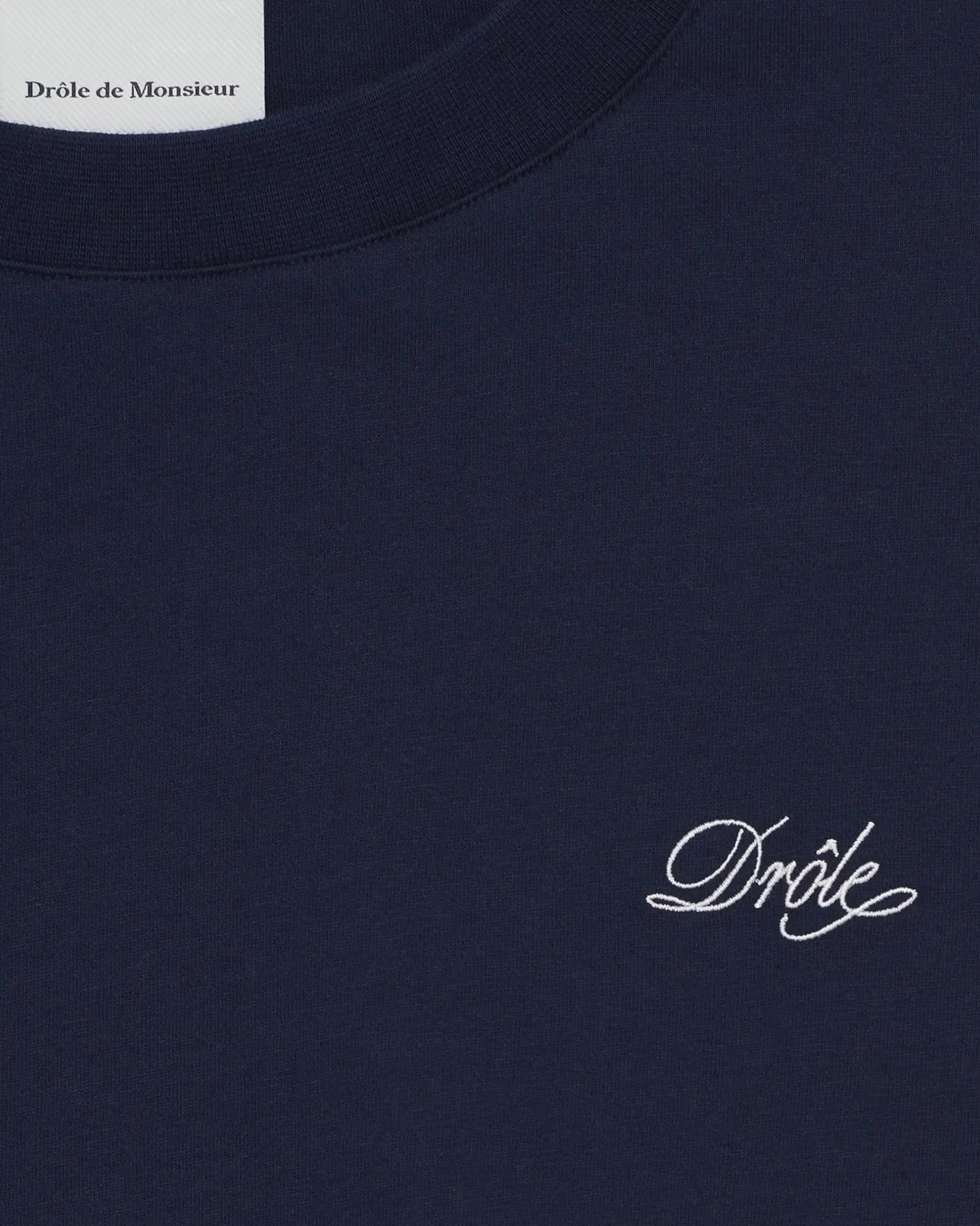 Drole De Monsieur Heren DrùLe Belissima T-Shirt Blauw - Eleganza.nl