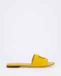 Dolce&Gabbana Damen D&G Logo Flat Slide Gelb