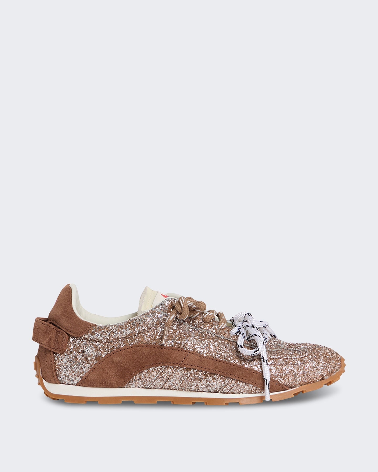 Dsquared2 Dames Leren sneaker met veters Bruin - Eleganza.nl