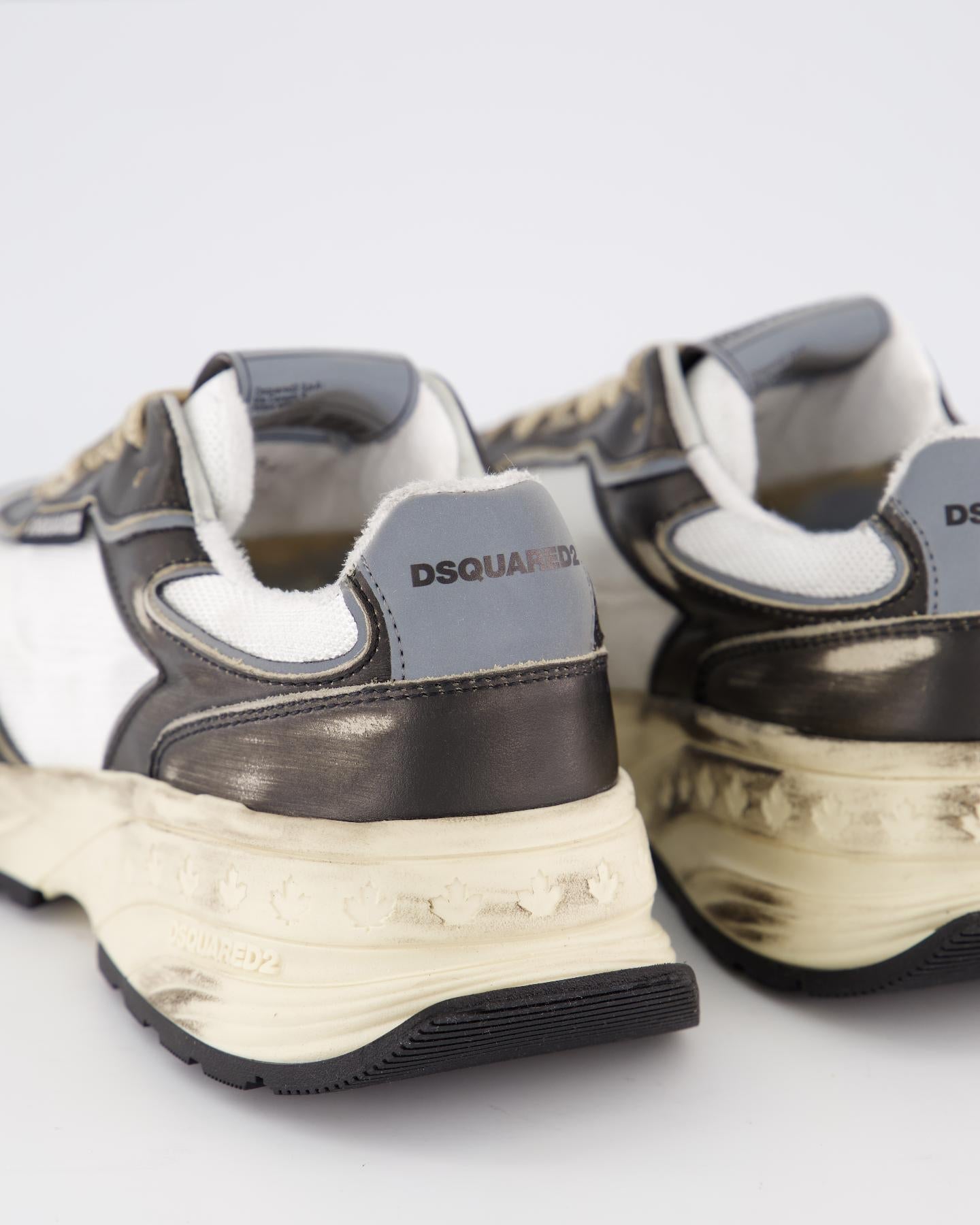 Dsquared2 Heren Sprinter Sneaker Zwart/Wit - Eleganza.nl