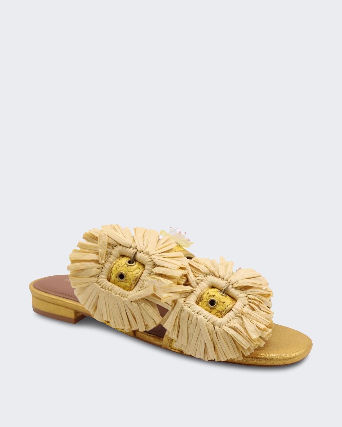 Kurt Geiger Dames Raffia Buckle