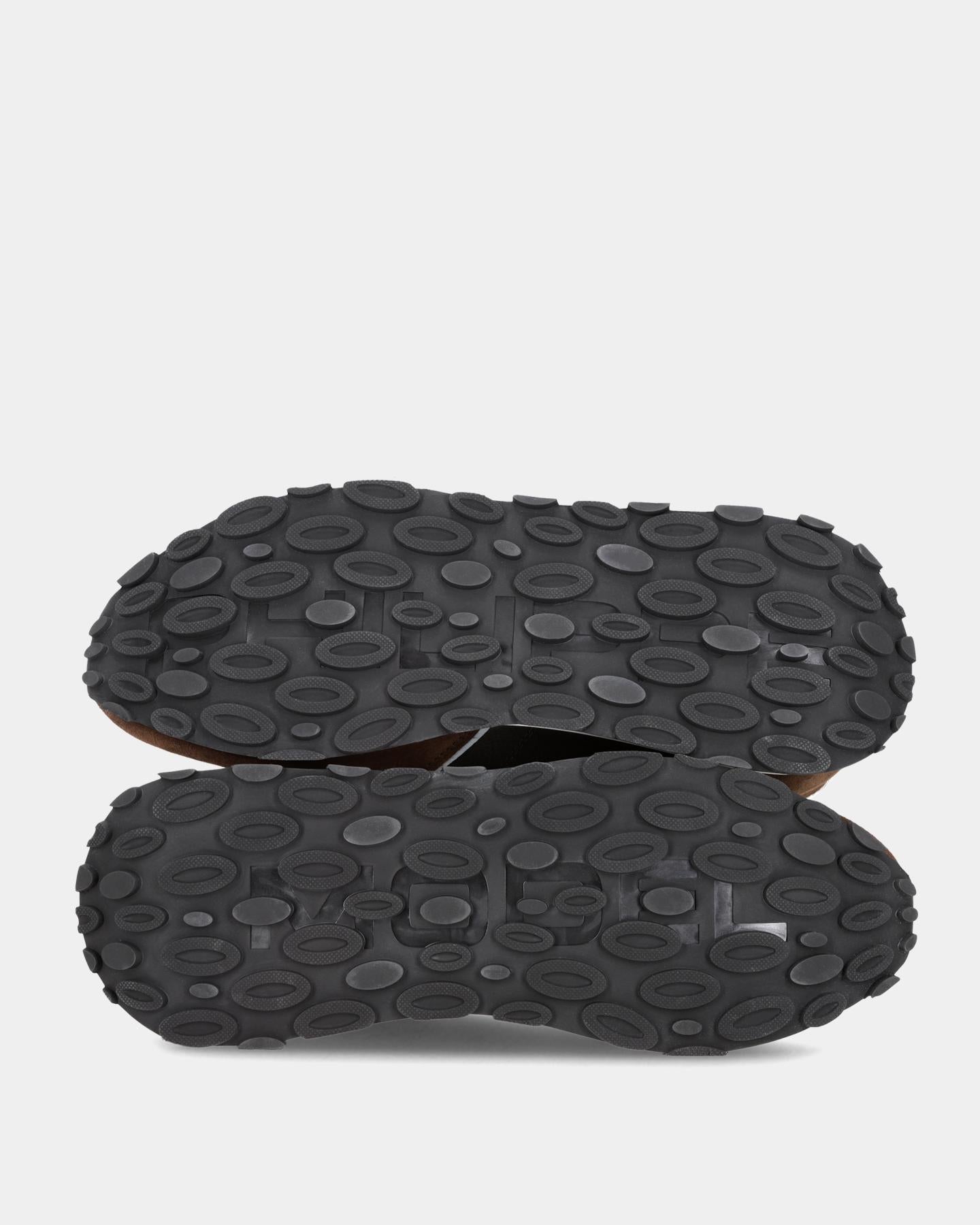 Heren Tropez Haute Sneaker Bruin