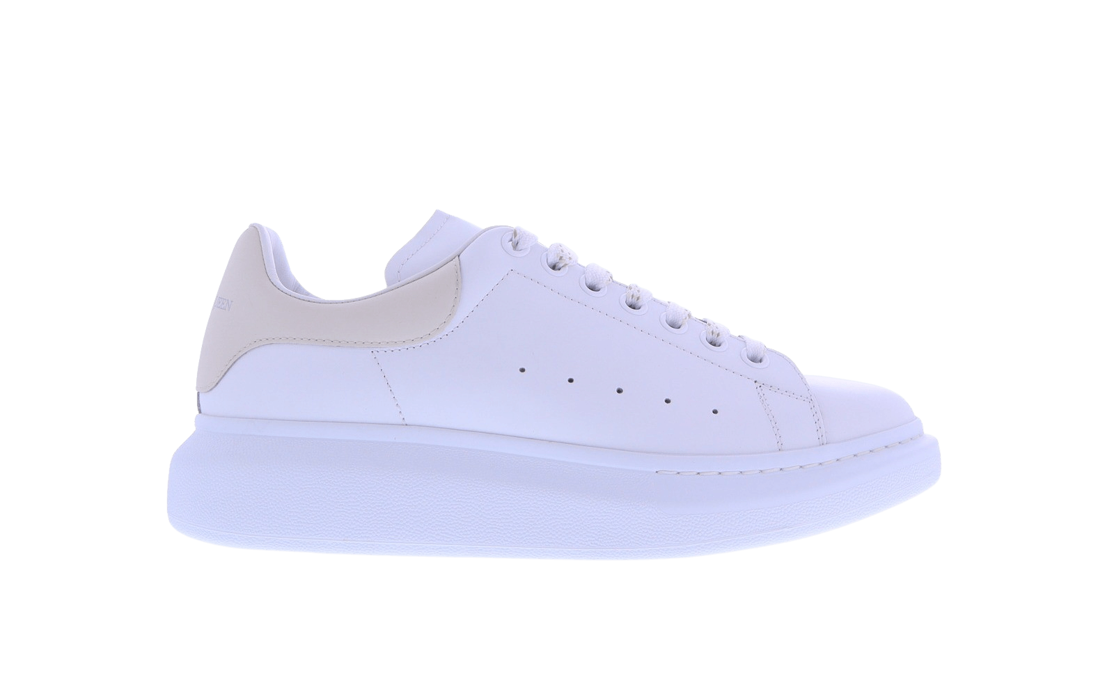 Heren Oversized Sneaker wit/beige