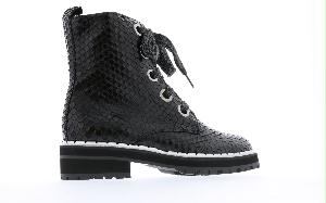 Dames Phyton Print Lace Up