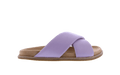 Paris Punk Dames Leather Band Slipper — huidige kleur