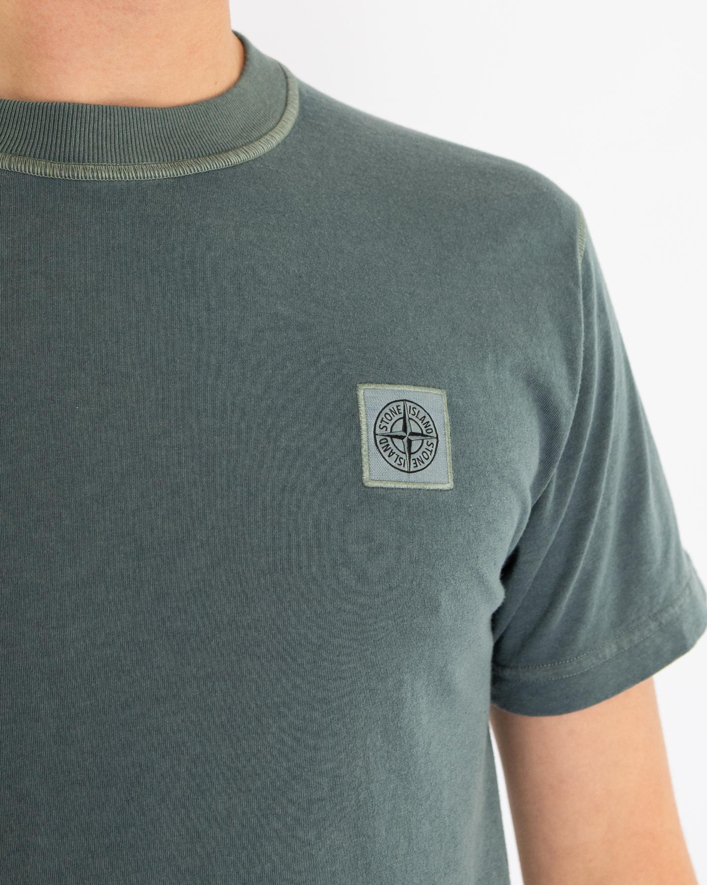 Heren Compasspatch T-Shirt Groen