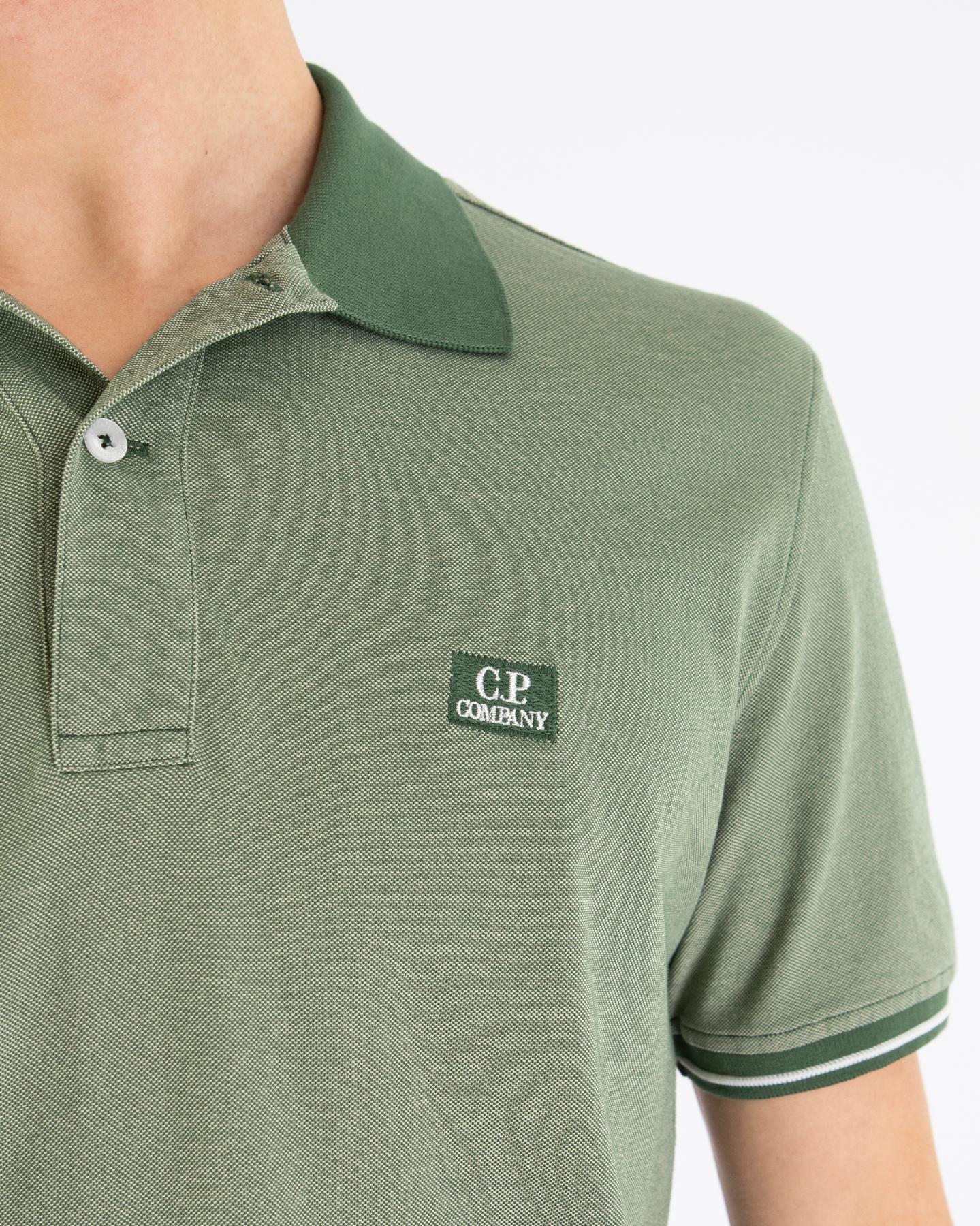 Heren Logopatch Polo Groen