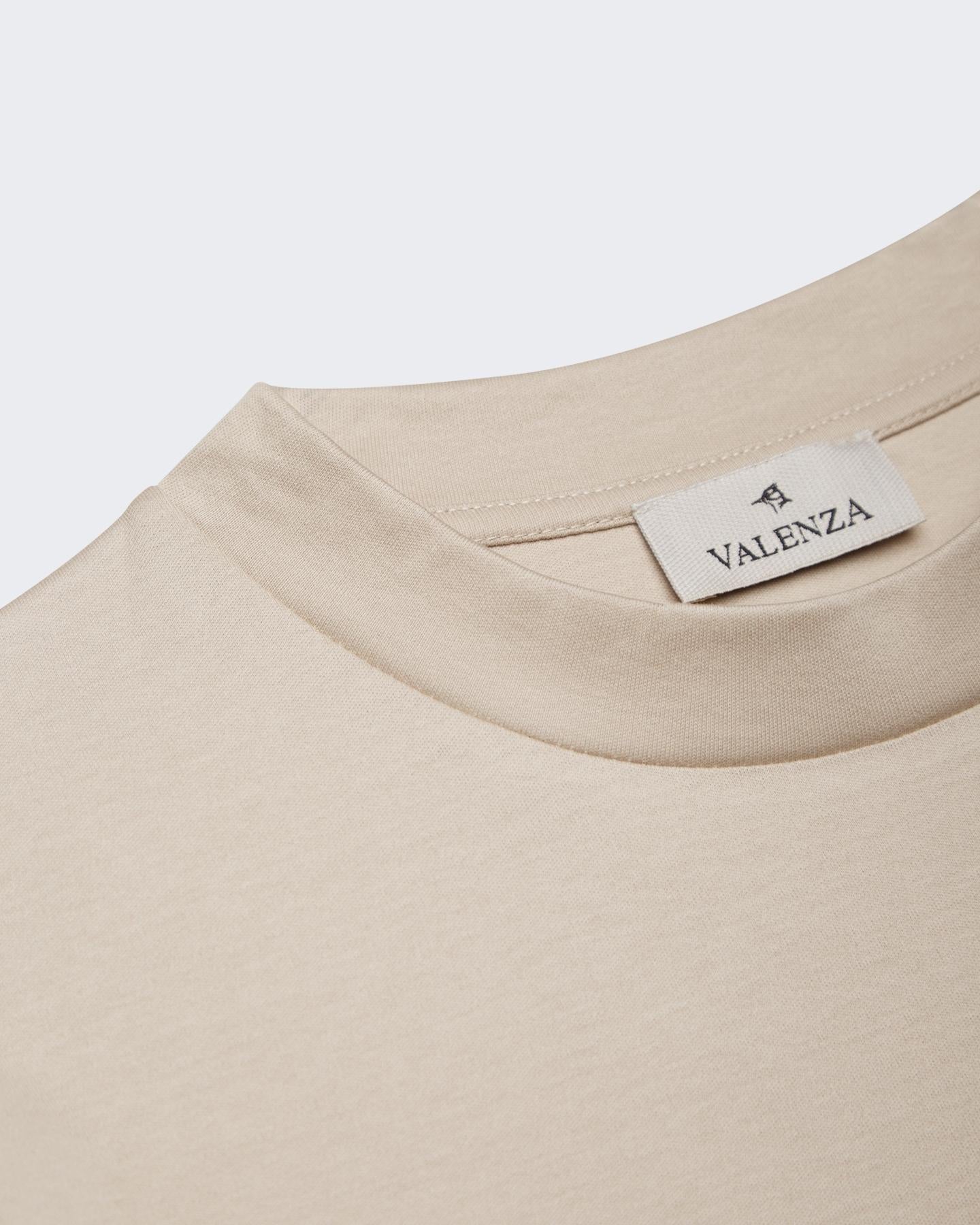 Heren Heavy Supima Sweater Beige