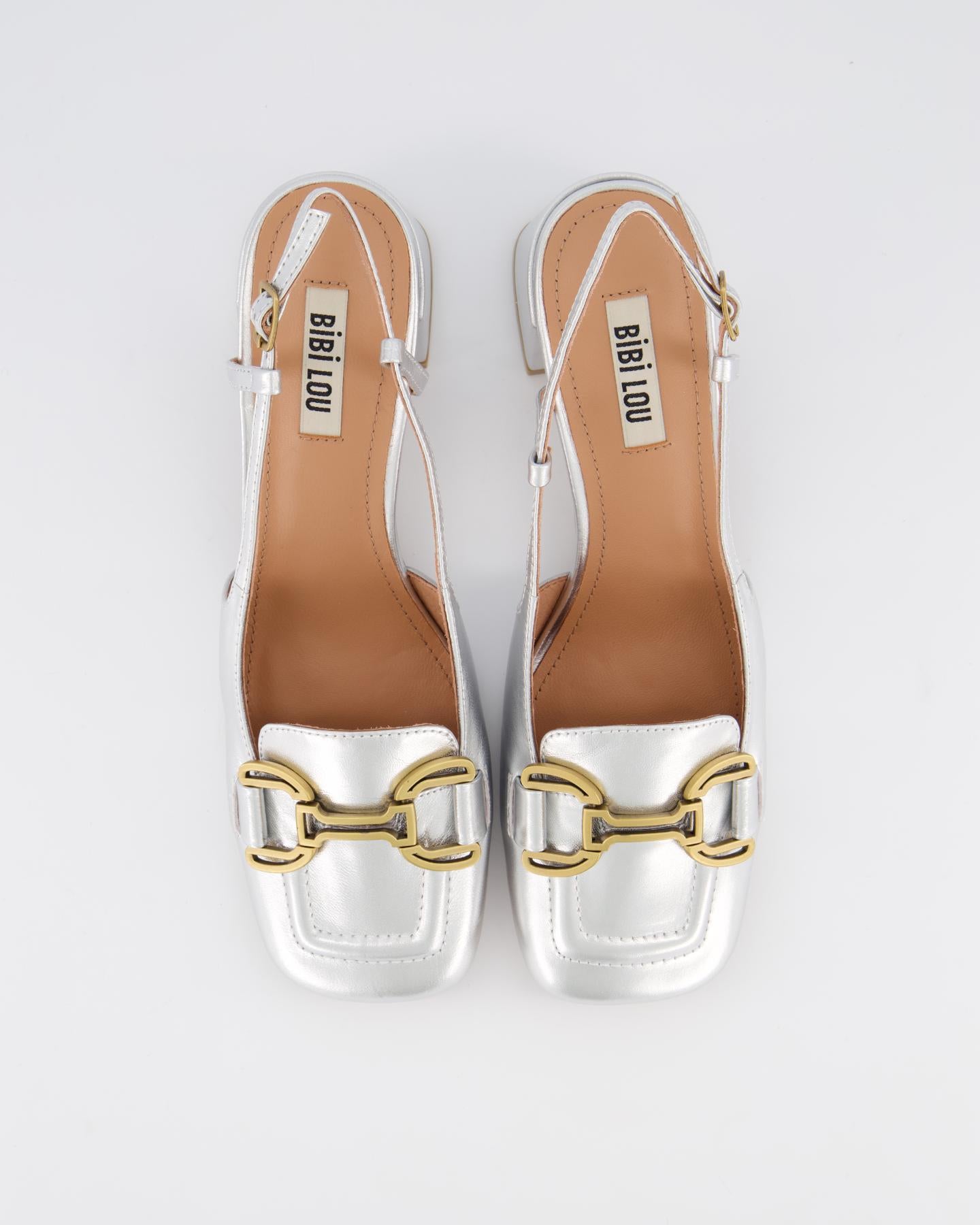 Dames Salones Slingback Metallic