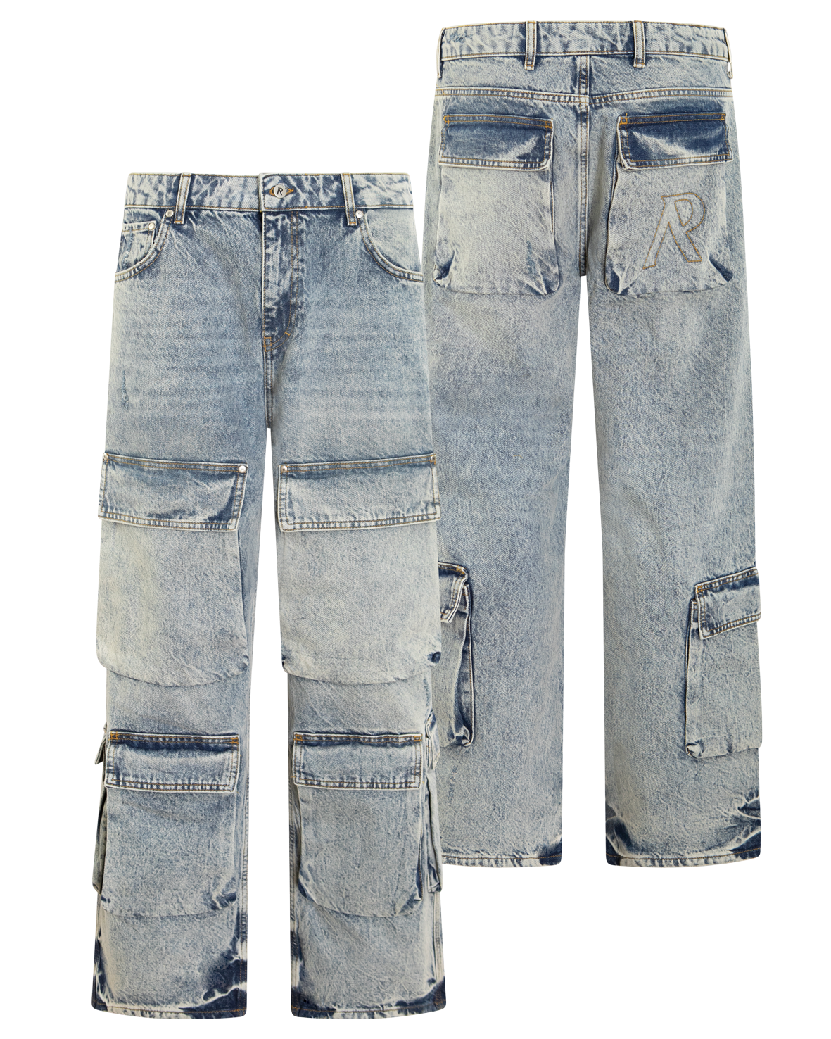 Heren R3Ca Cargo Denim