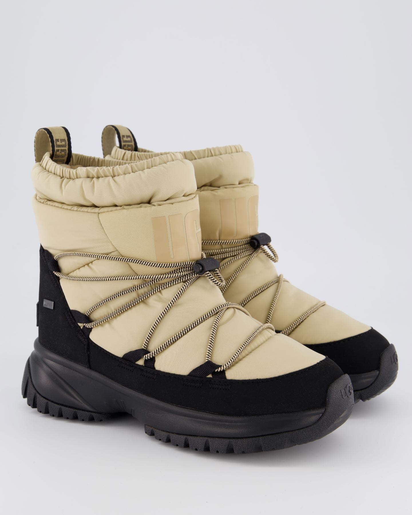 Dames Yose Puffer Mid Zwart/Mustard