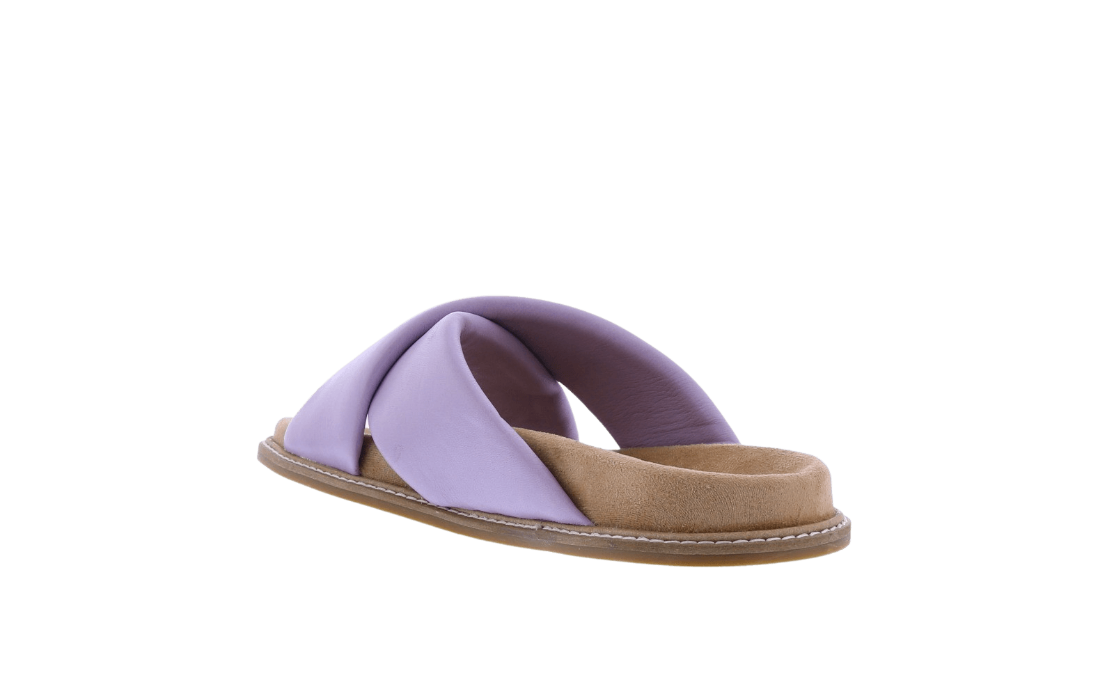 Dames Leather Band Slipper