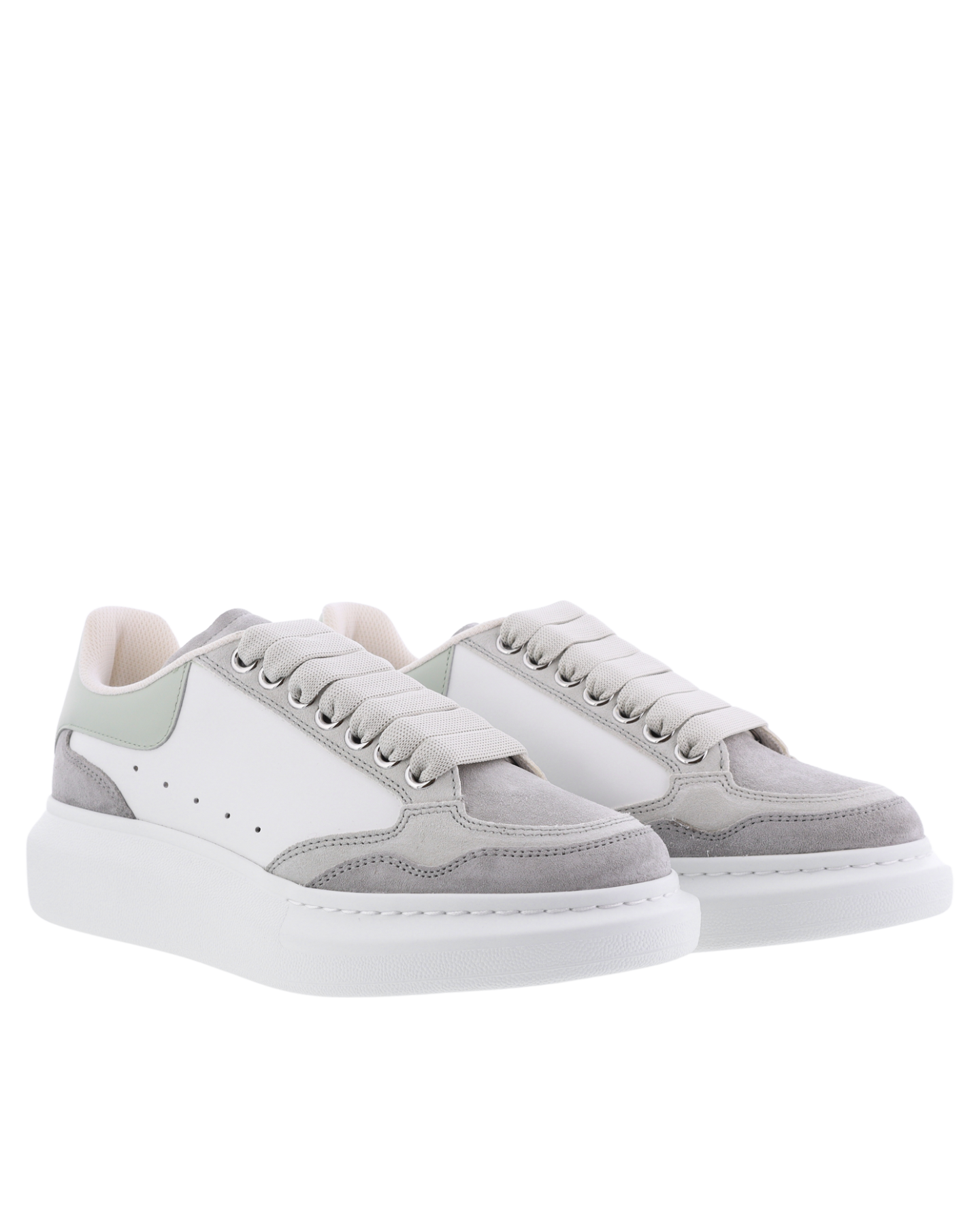 Dames Oversized Sneaker Wit/Grijs