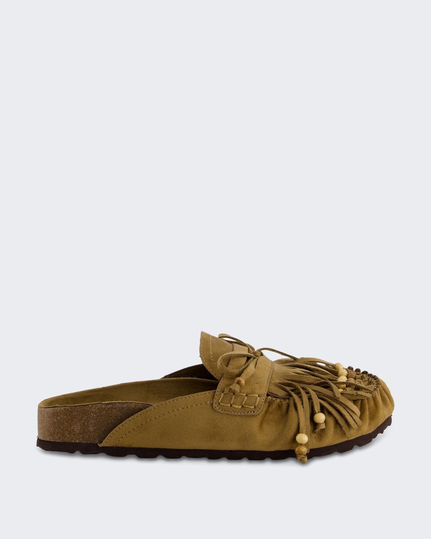 Corina Dames Mule Fringe