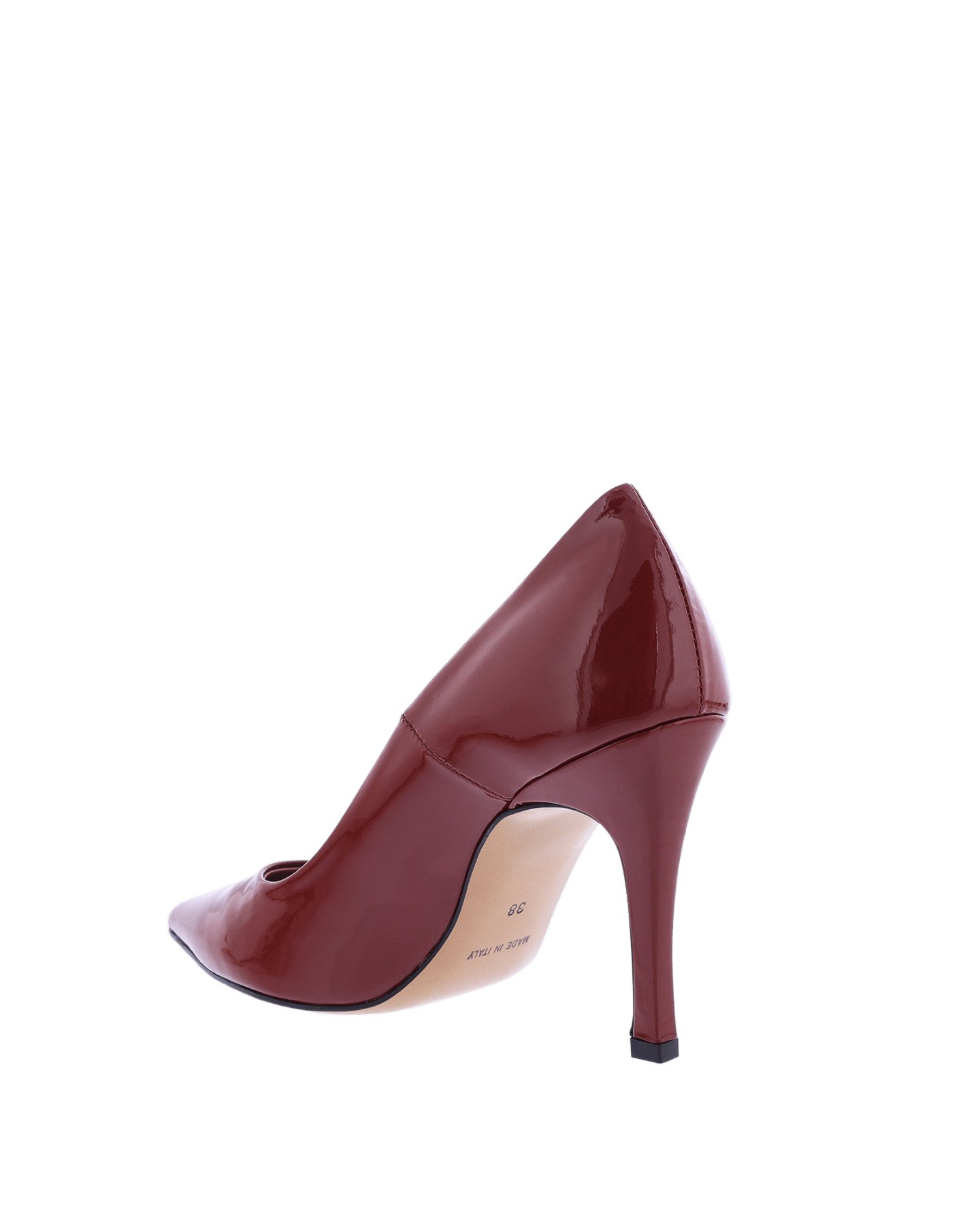 Dames Lakleren Pump Rood