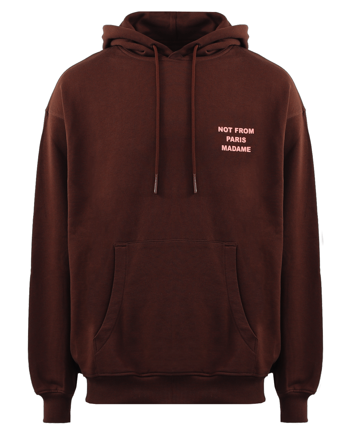 Heren Le Hoodie Slogan Wine Rood