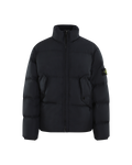 Schwarze Kinderjacke mit Logoaufnäher — huidige kleur