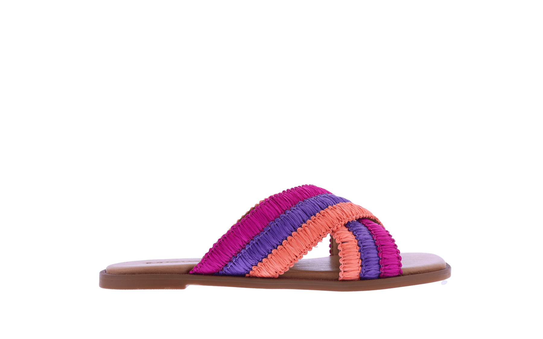 Dames Inuovo Slipper Roze/Oranje/Paa