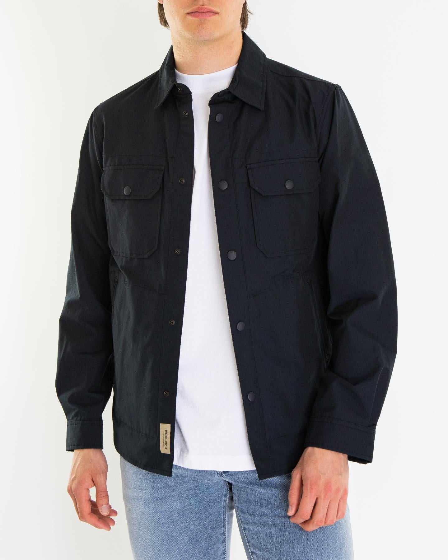 Heren Light Ramar Overshirt Blauw