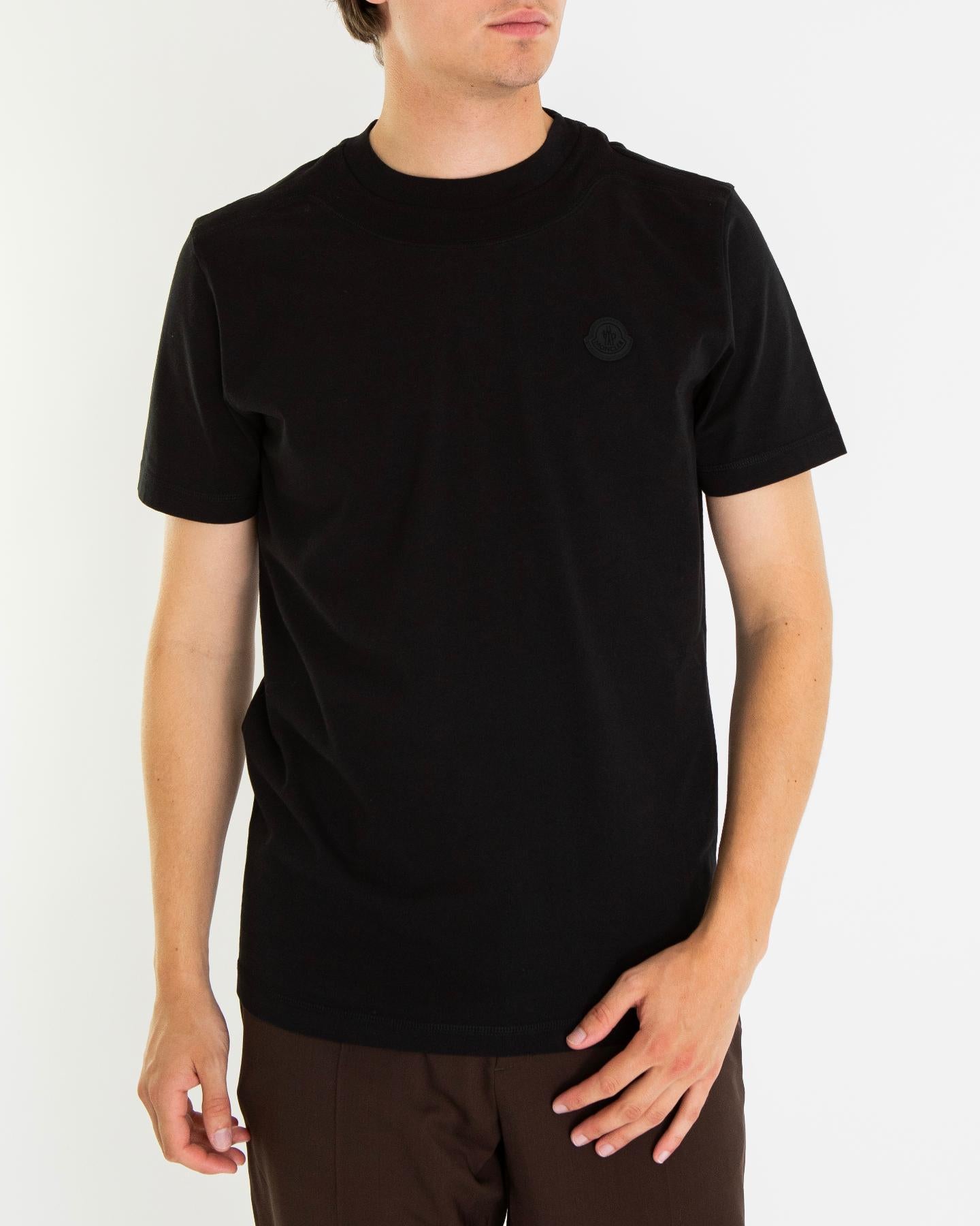 Heren Logopatch T-Shirt Zwart